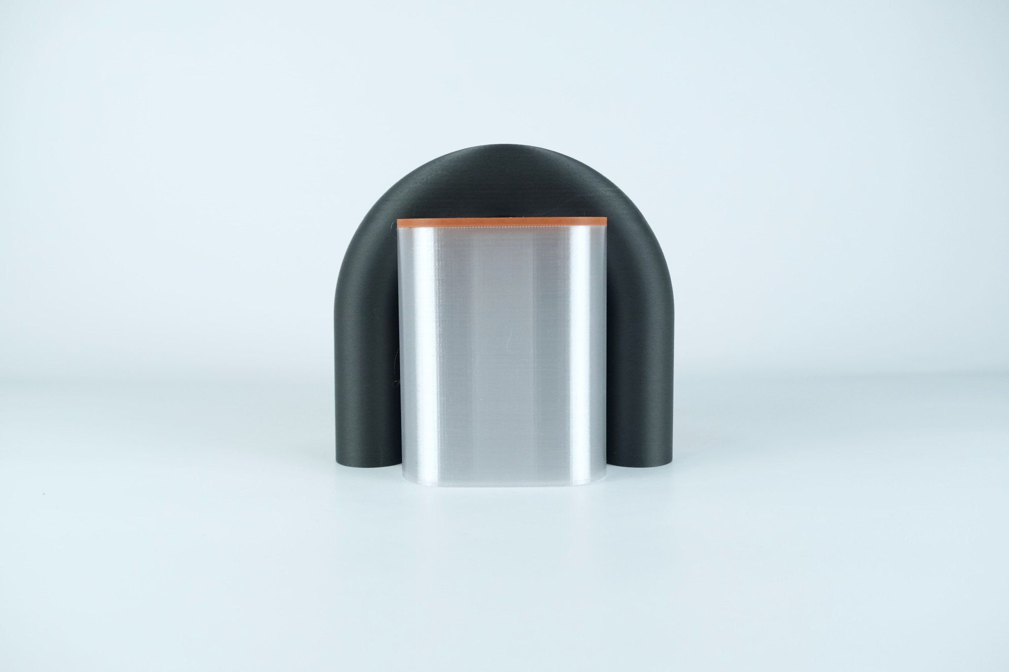 Arc | Serre-livre design & Vase soliflore modulable - Ardoise / Terre battue / Blé 17 - Les Arcadiens