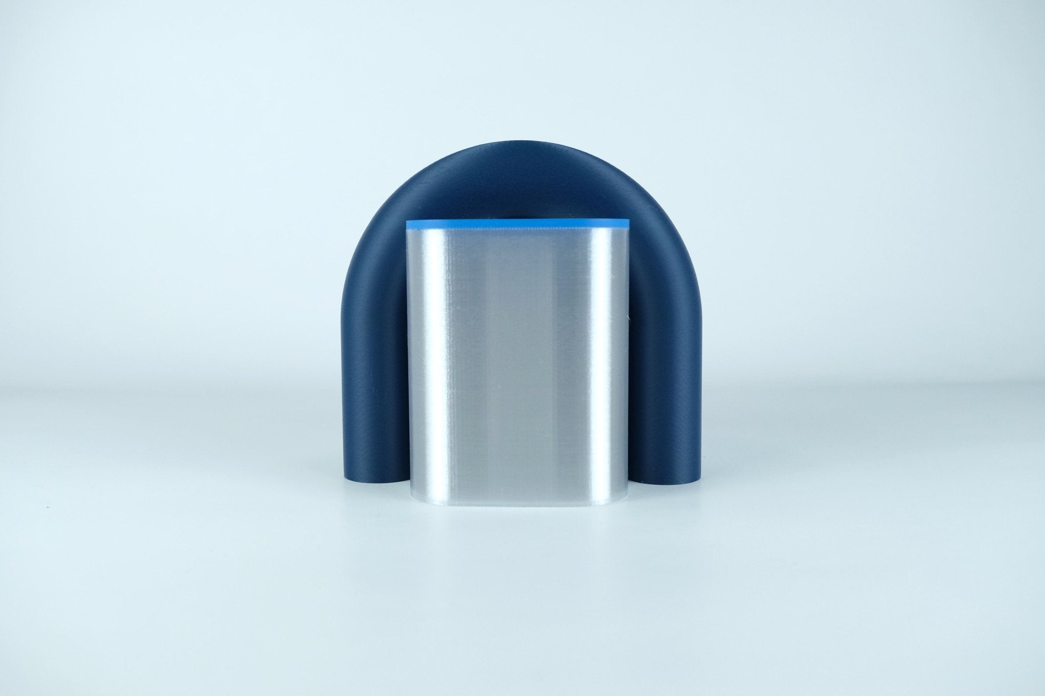 Arc | Serre-livre design & Vase soliflore modulable - Marine / Bleu / Blanc 35 - Les Arcadiens