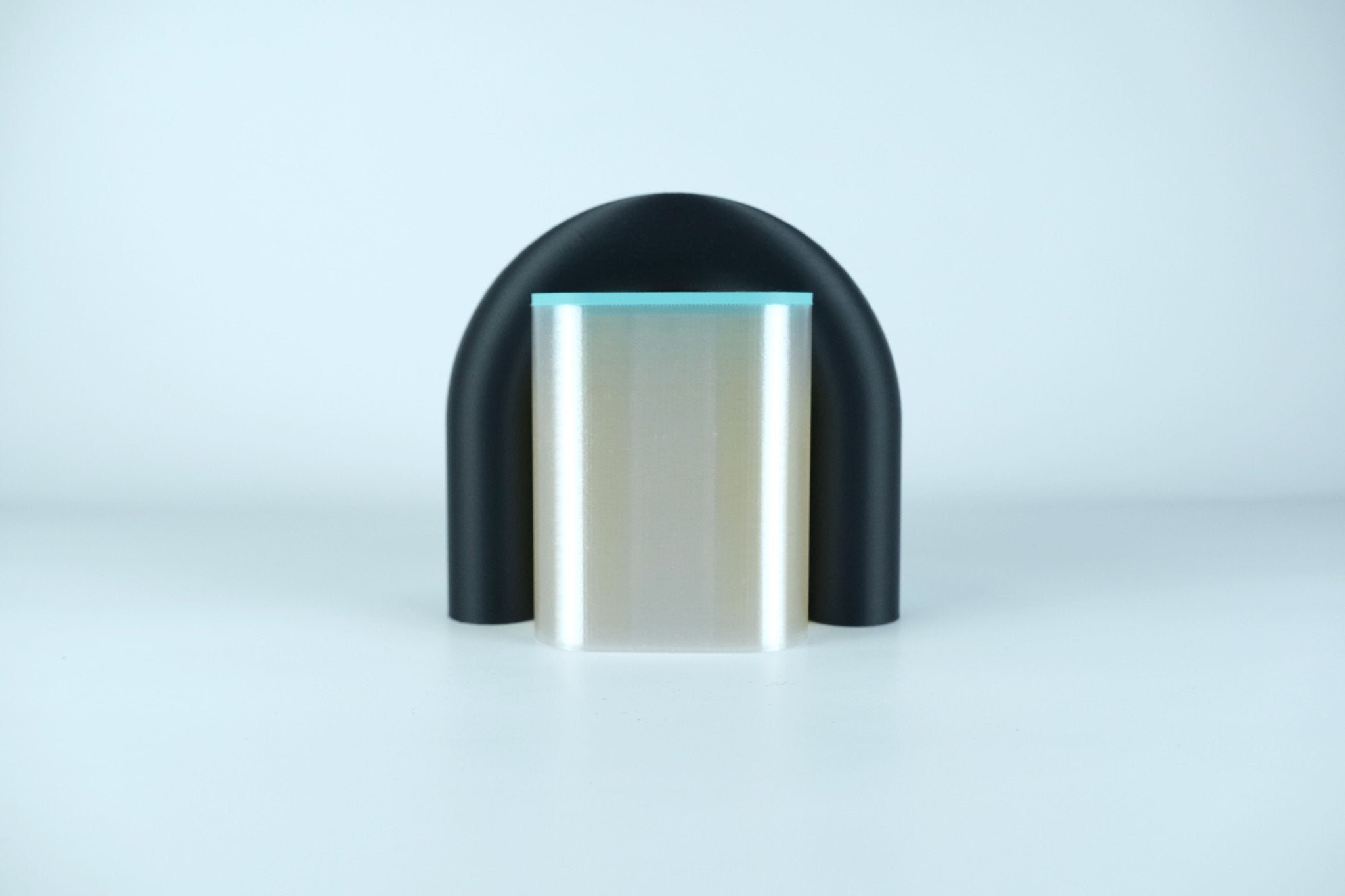 Arc | Serre-livre design & Vase soliflore modulable - Noir / Lagon / Blanc / Jaune 9 - Les Arcadiens