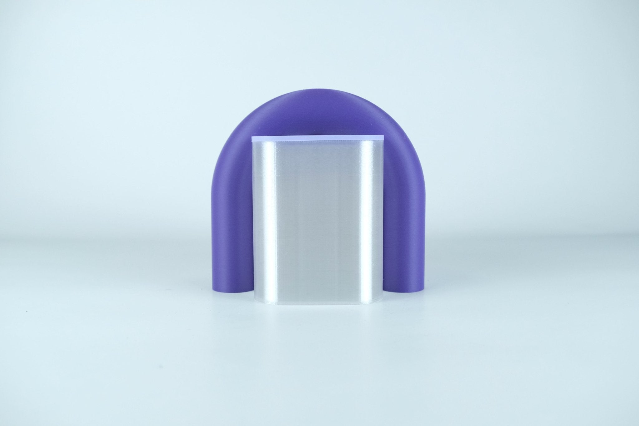 Arc | Serre-livre design & Vase soliflore modulable - Violet / Lilas / Rose poudré / Blanc 61 - Les Arcadiens